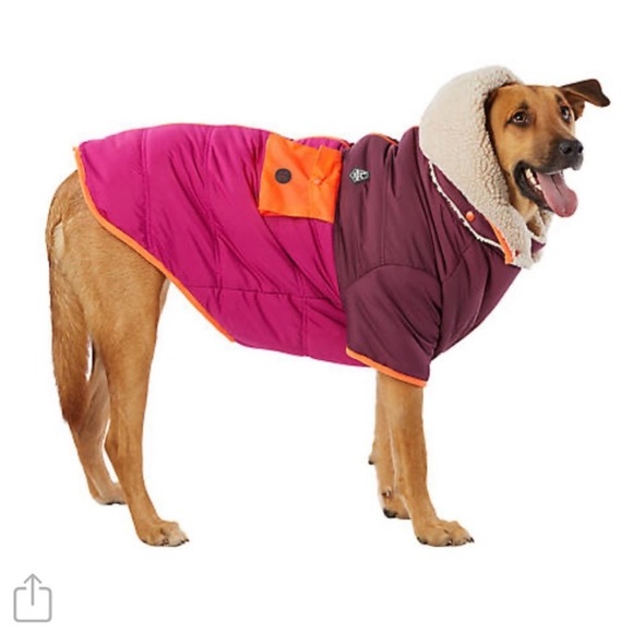Arcadia Trail Dog Arcadia Trail Reversible Sherpa And Waterproof Dog Coat Poshmark